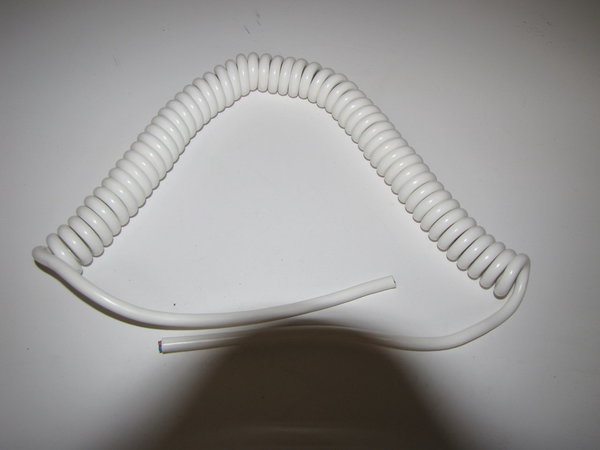 Spiralkabel 3x1,5mm², 0,5-2,0 Meter, für Verbindung der Zeltbeleuchtung