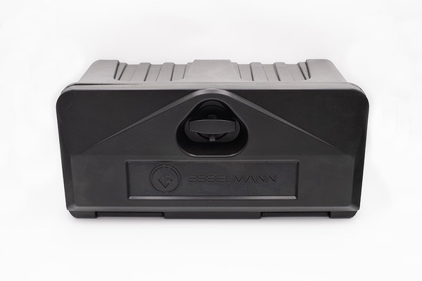 STABILO Slick-Box 500-4, Staubox,  Farbe: schwarz, mit Firmenlogo "Esselmann"